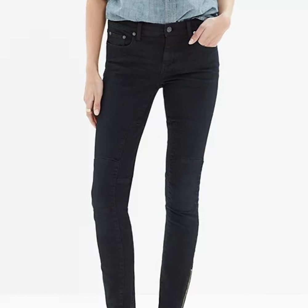 Madewell Skinny Skinny Zip Jeans Rebel Wash